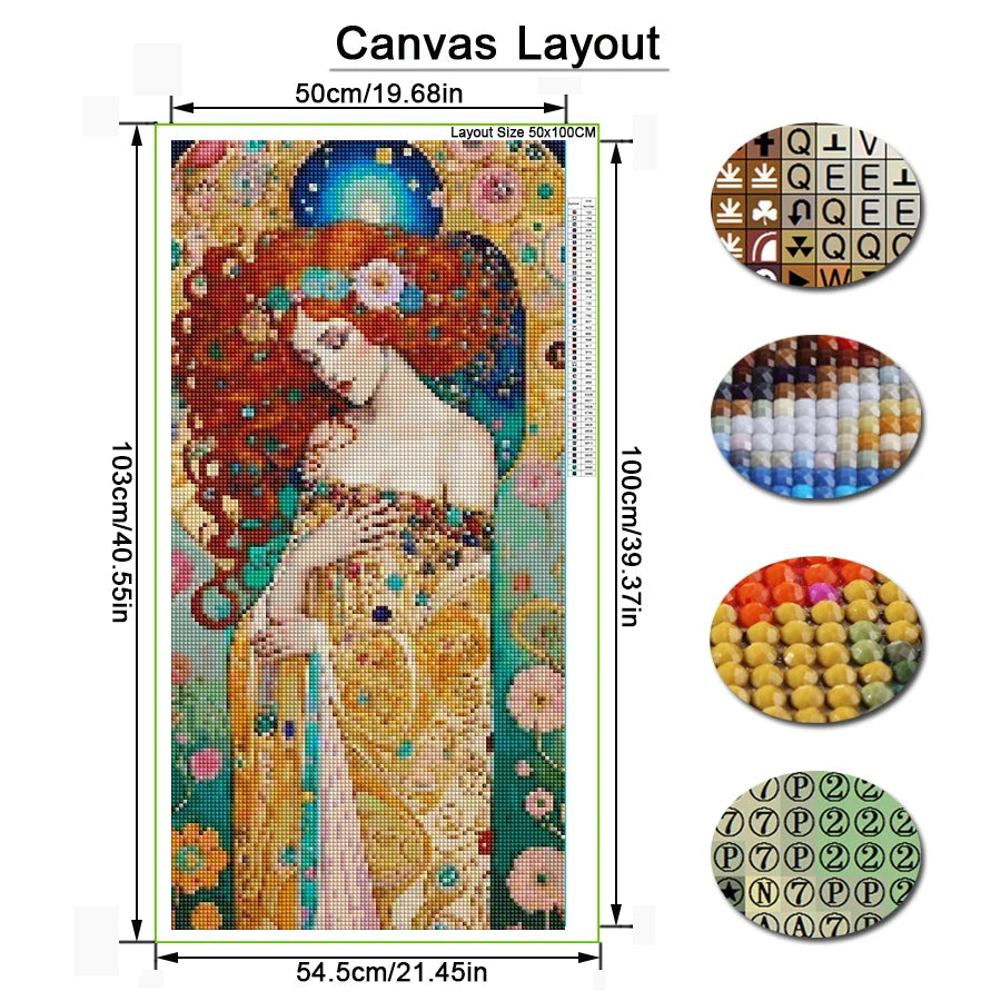 Diamond Painting Gustav Klimt Style