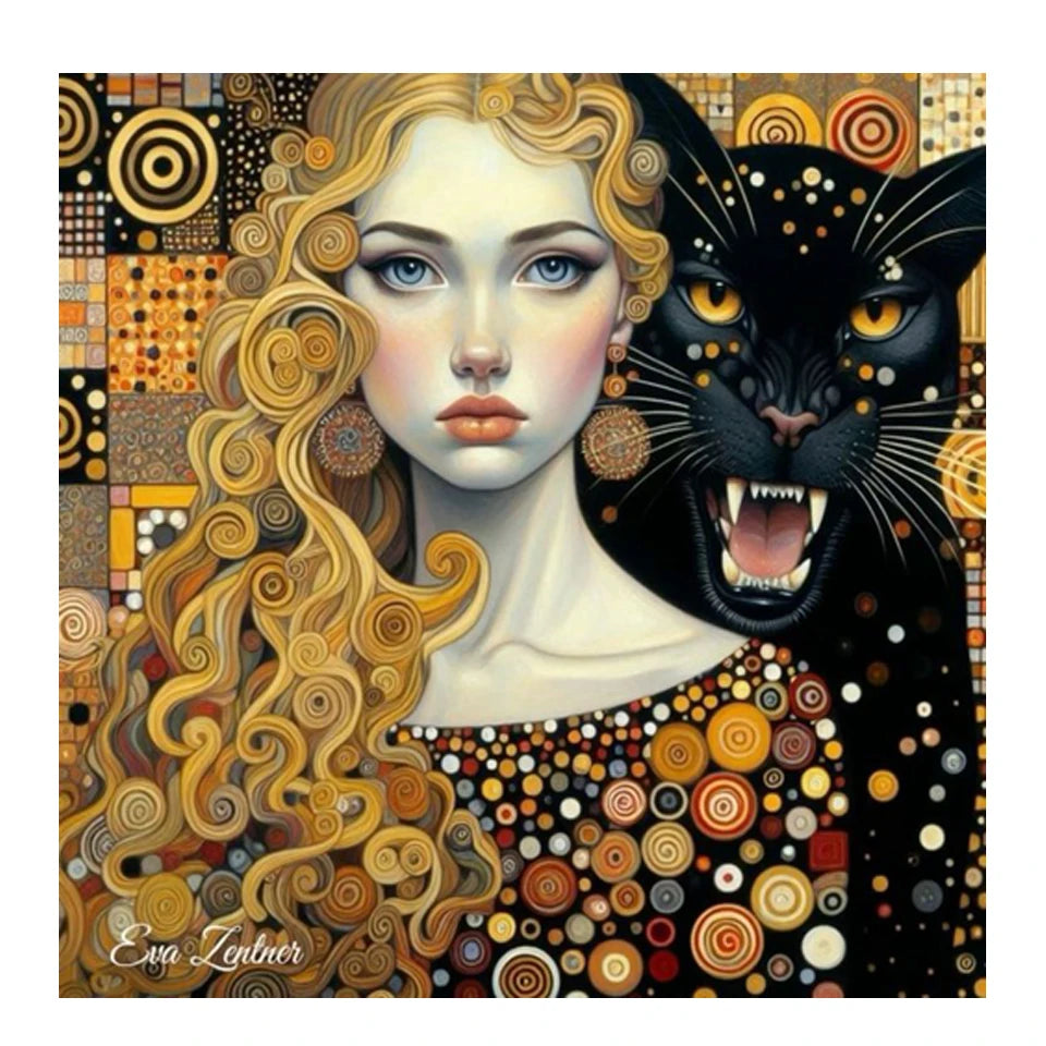Peintures à diamants inspiration Klimt Le baiser et autres