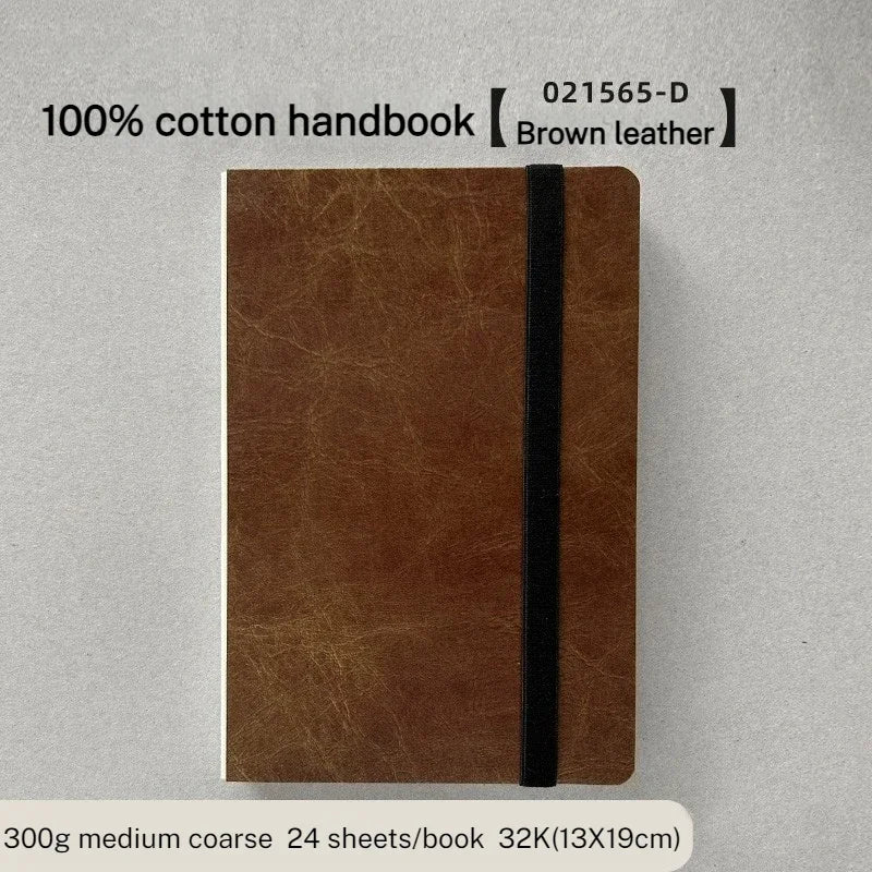 Cuaderno de acuarela 100% algodón