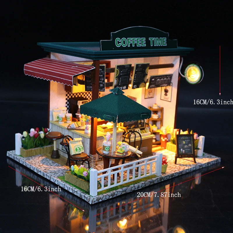 DIY Mini Cafe Model