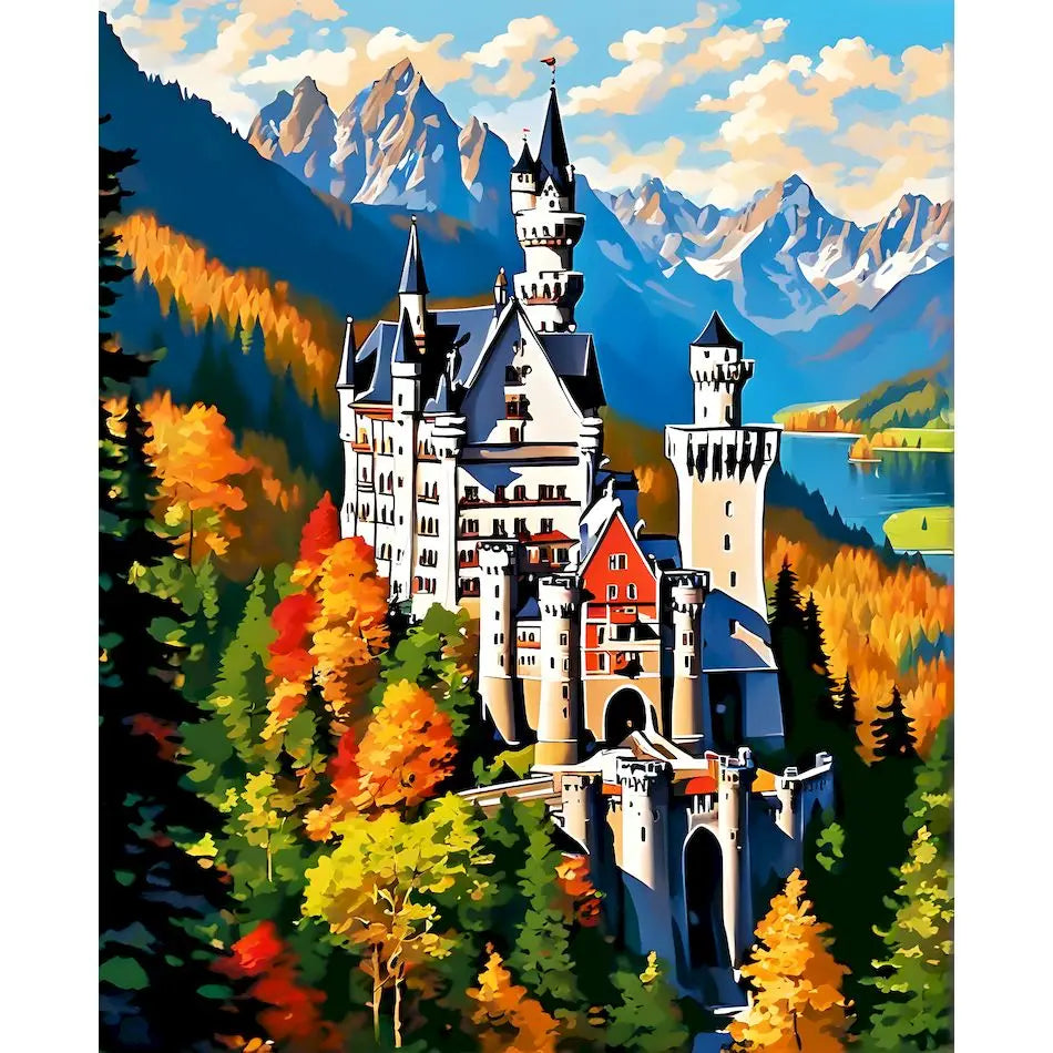 Painting by numbers for adults Various landscapes