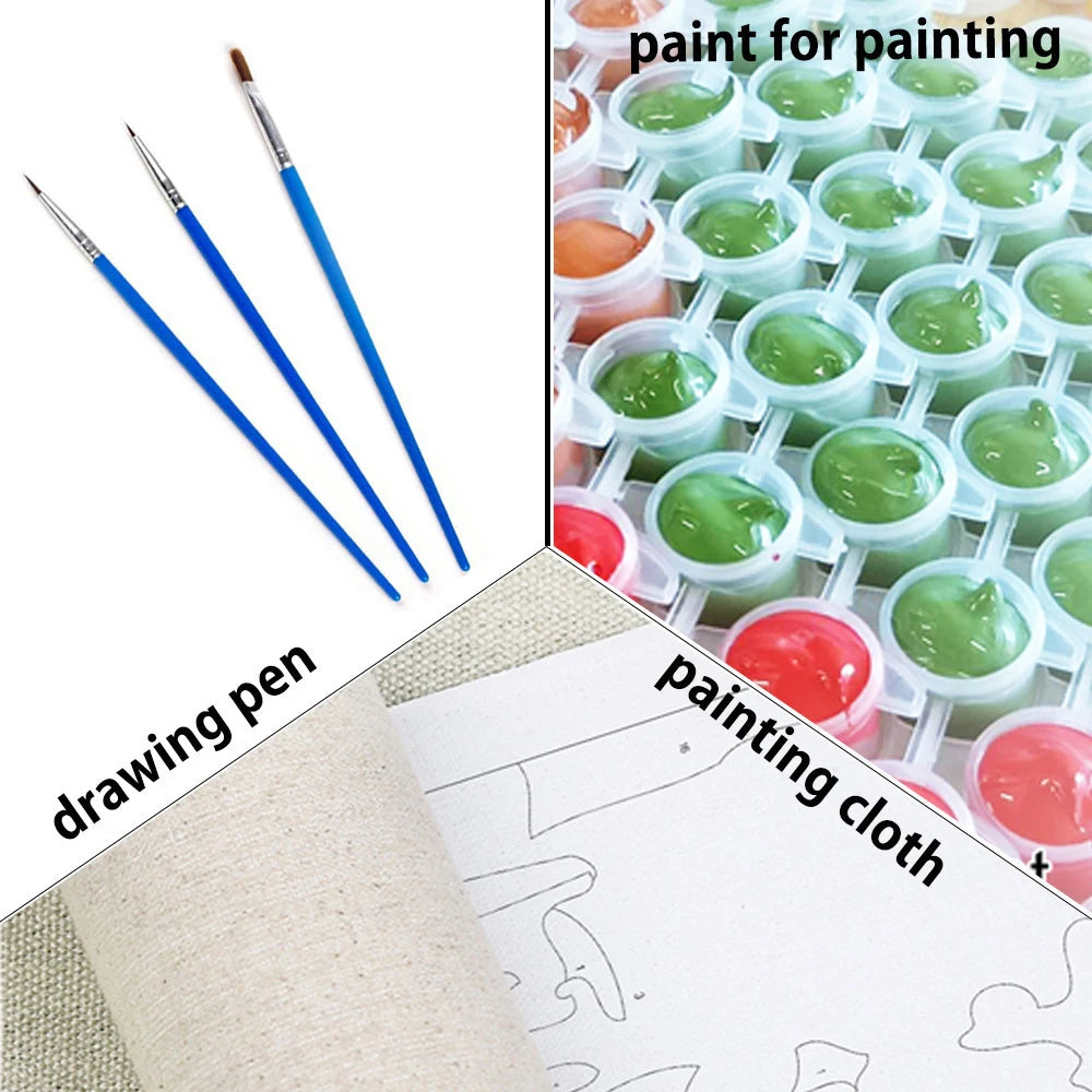 Kits de peinture par numéros de noël