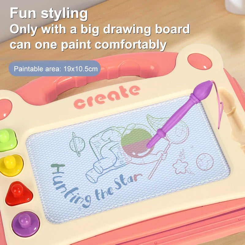 Magnetic drawing tablet for children