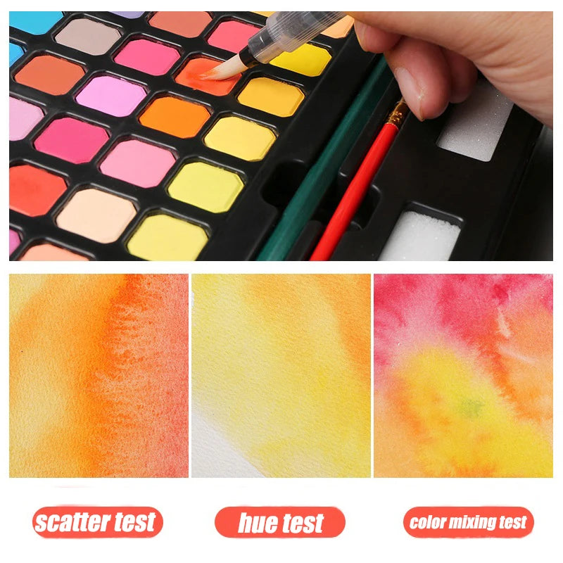 Aquarelle solide 48 Couleurs