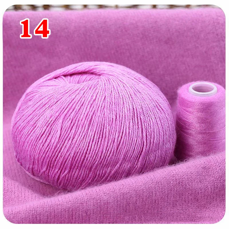 100% Mongolian cashmere wool ball 70gr Several colors available