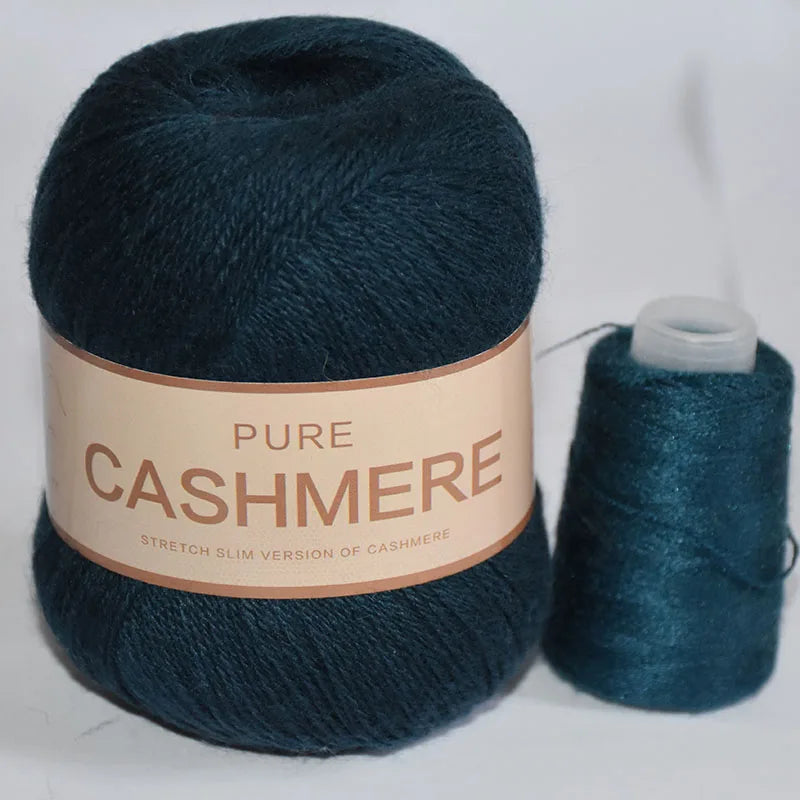 5 Pelotes de fil de Cashmere de Mongolie pour crochet 50gr x 5