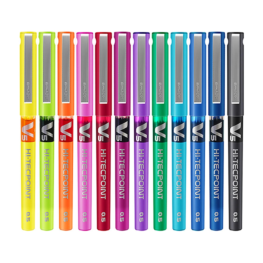 12 stylos style Pilot BX-V5 Gel 0.5mm