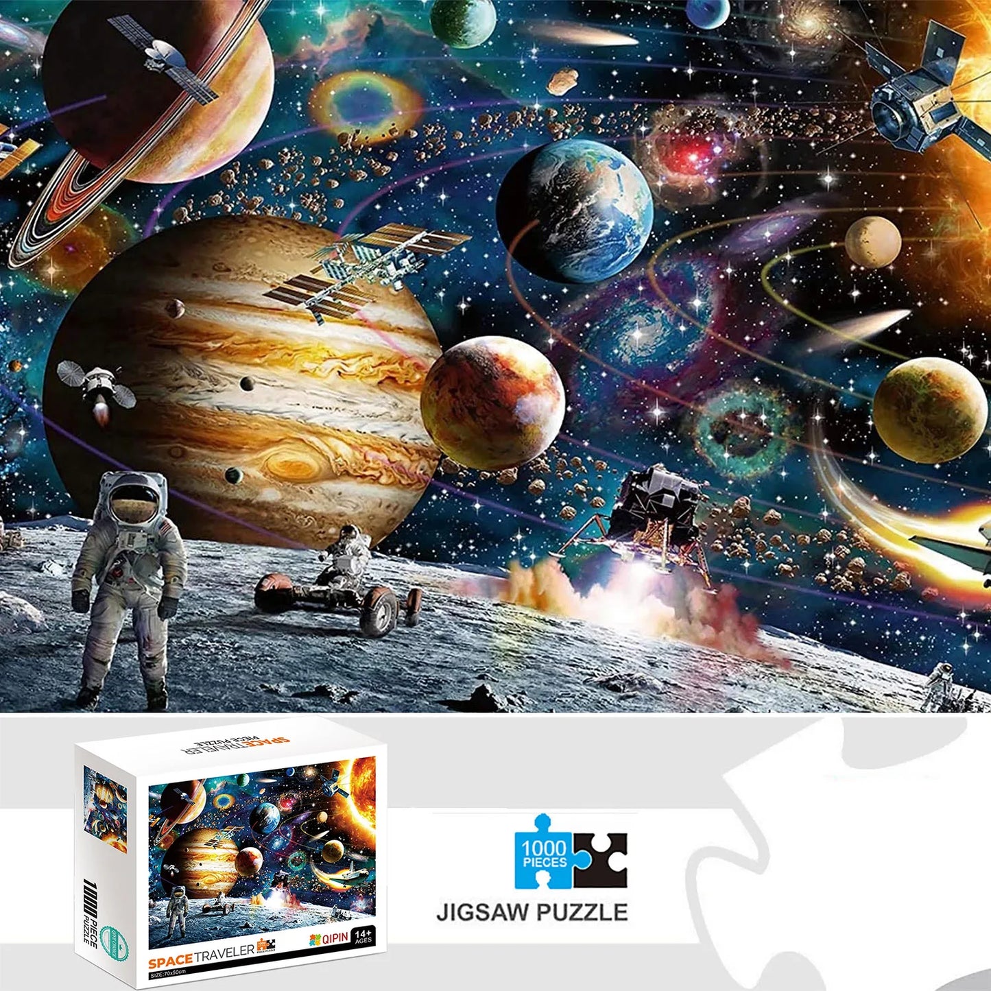 Space Traveler Galactic Traveler 1000 Piece Puzzle