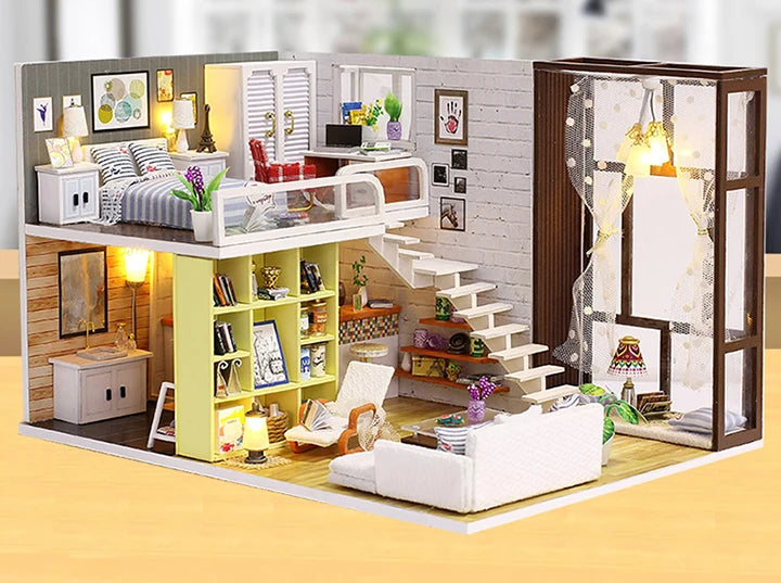DIY Maquettes en  bois à assembler - maison de poupée _ Plusieurs modèles disponibles
