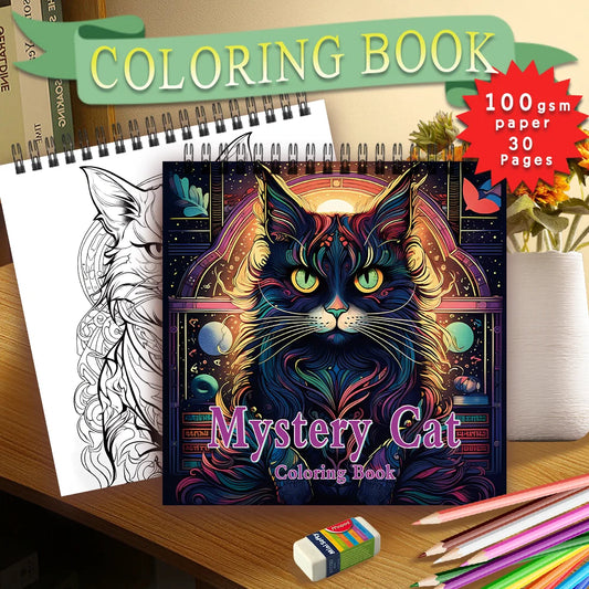 Cats Adult Coloring Book