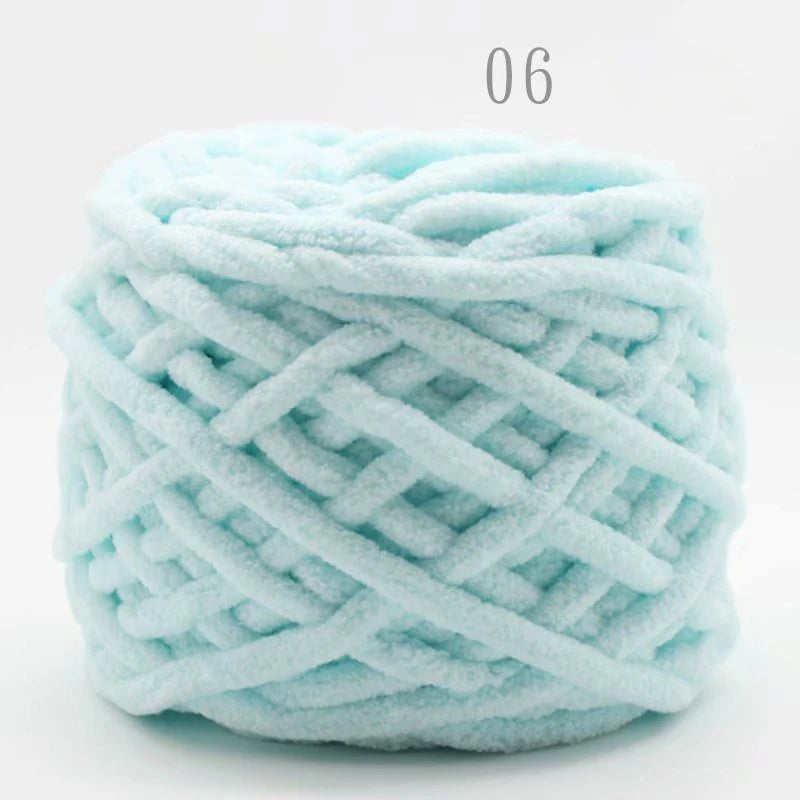 3 pelotes de laine Chenille 100gr x 3