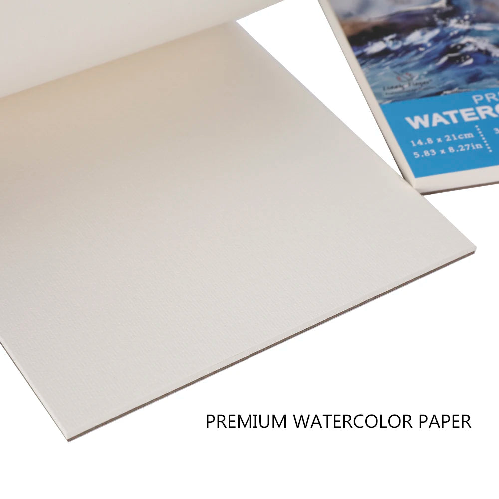 A3/A4/A5 140lb/300gsm 20 Sheets Cold Pressed Watercolour Paper Pad