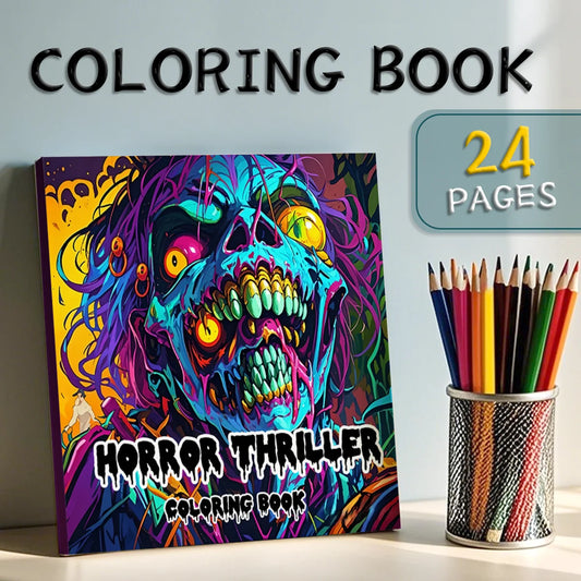 Livre de coloriage Horror Thriller pour adultes