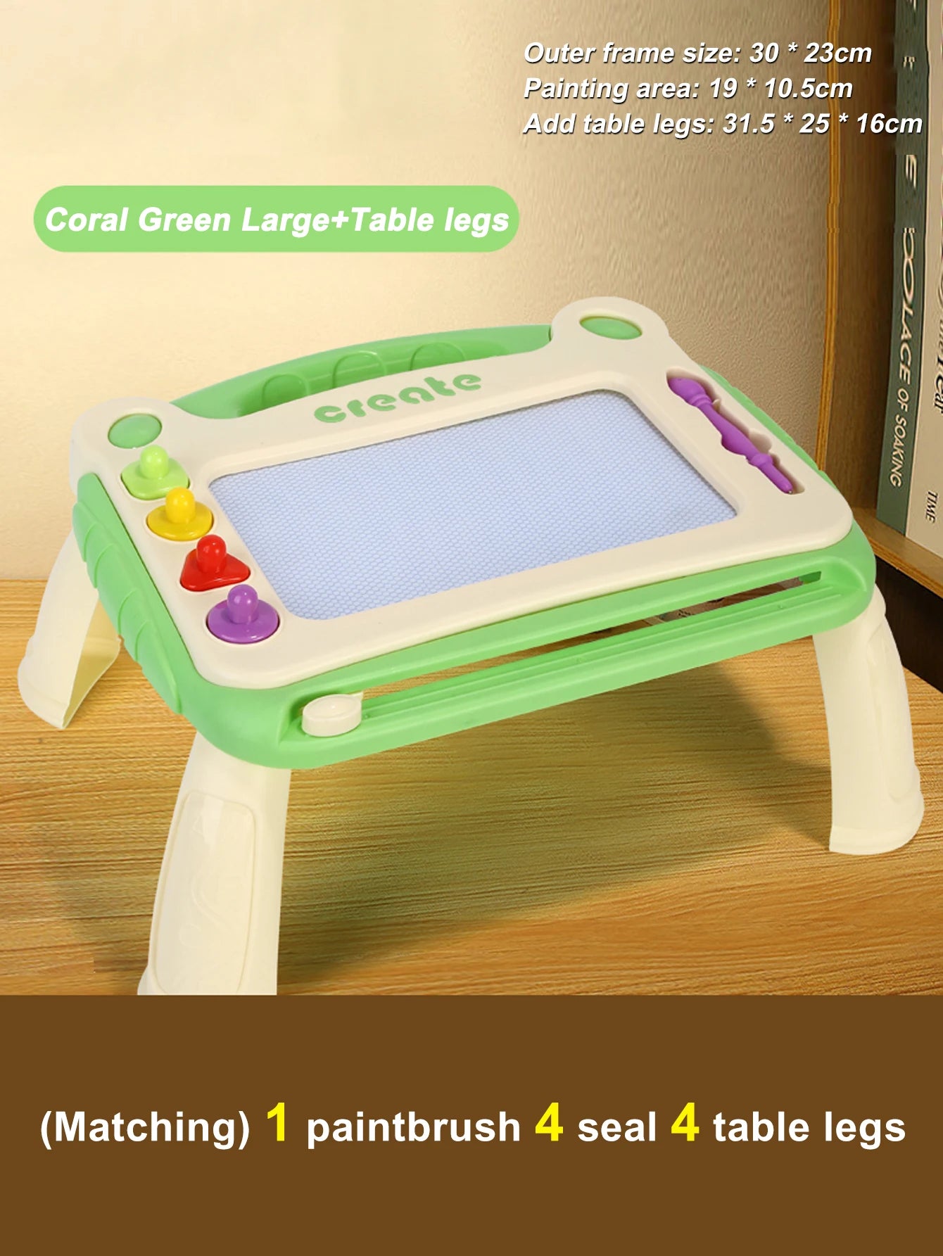 Magnetic drawing tablet for children