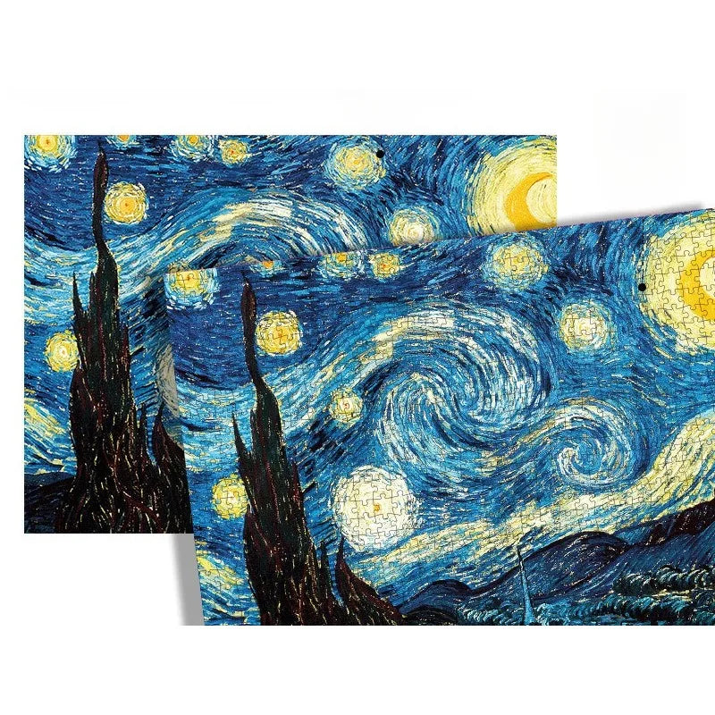 Rompecabezas de la noche estrellada de Van Gogh