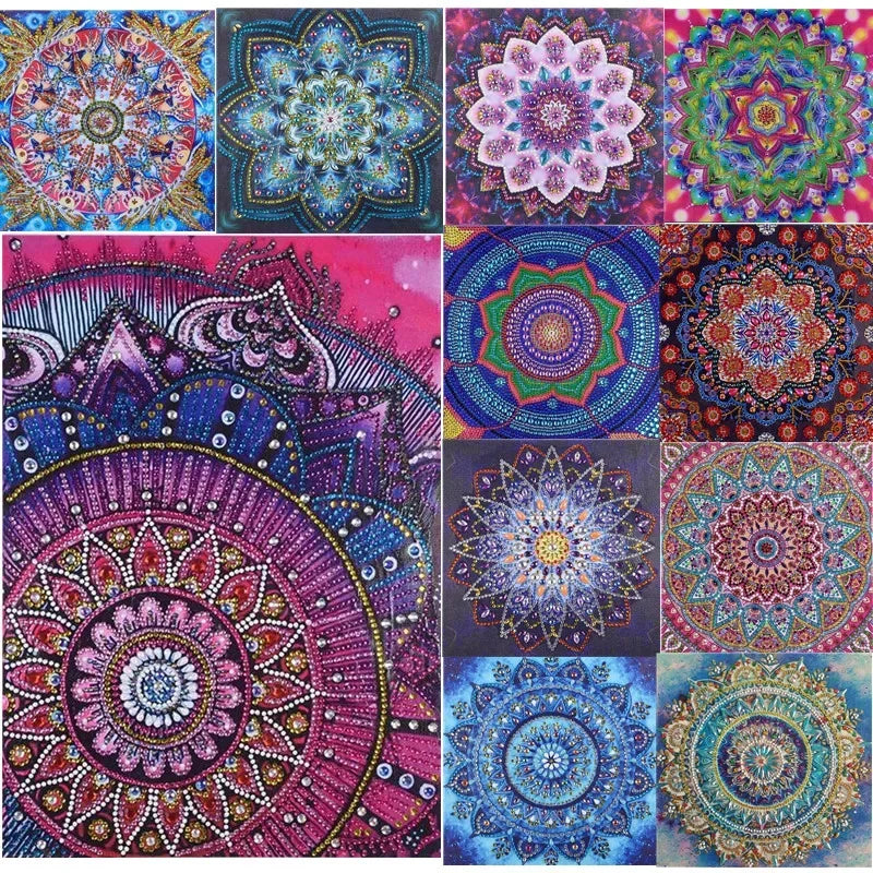 Pinturas de diamantes con mandalas