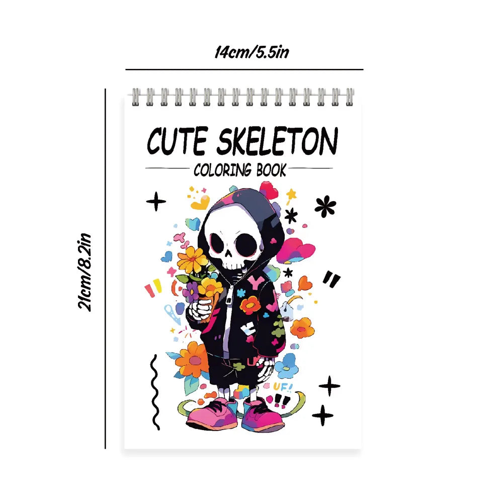 Livres de coloriage anti-stress pour adultes Squelettes