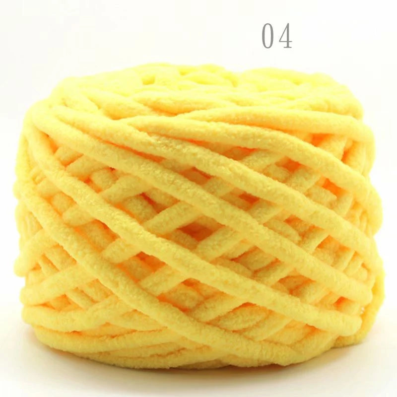 3 pelotes de laine Chenille 100gr x 3