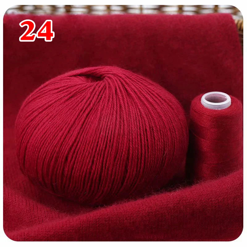 100% Mongolian cashmere wool ball 70gr Several colors available