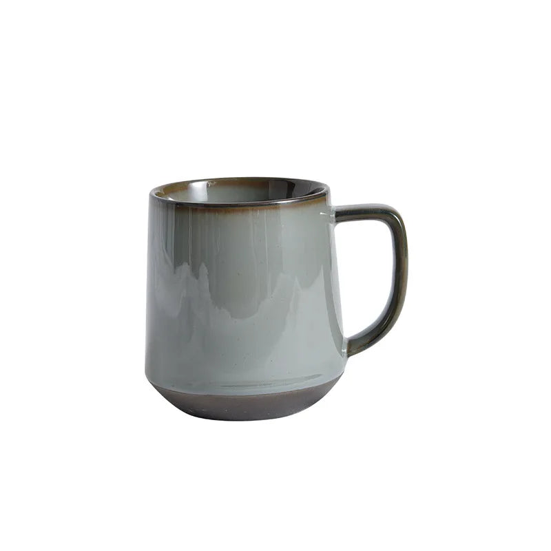 Taza de cerámica retro de estilo europeo CHANSHOVA de 200 ml, 250 ml, 300 ml y 400 ml