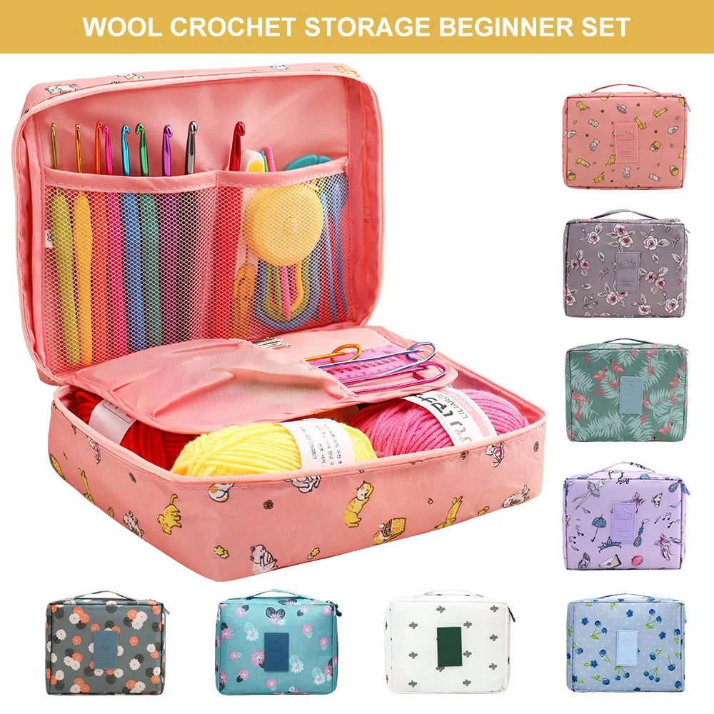 59 Piece Crochet Tool Set in Storage