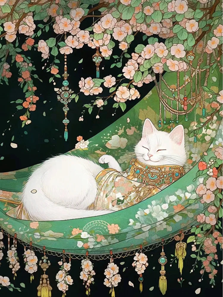 Kits 5D DIY Peintures à diamants chat