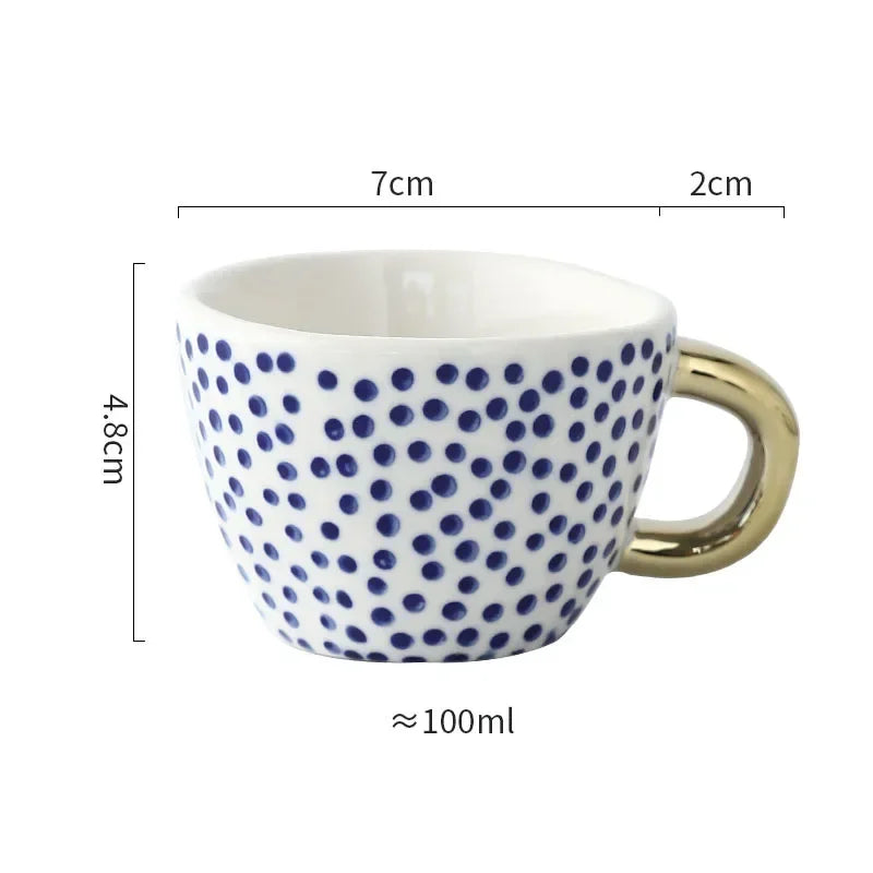 Tasse style américain géométrie irrégulière 100 ou 330 ml