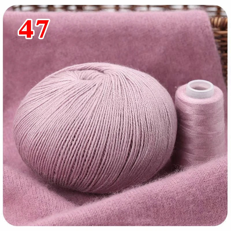 100% Mongolian cashmere wool ball 70gr Several colors available