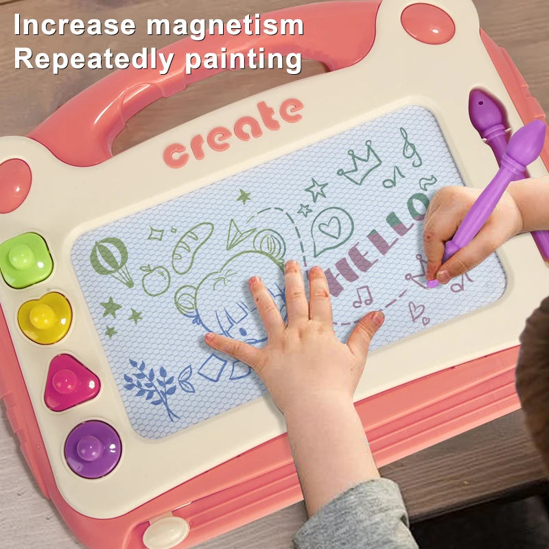 Magnetic drawing tablet for children