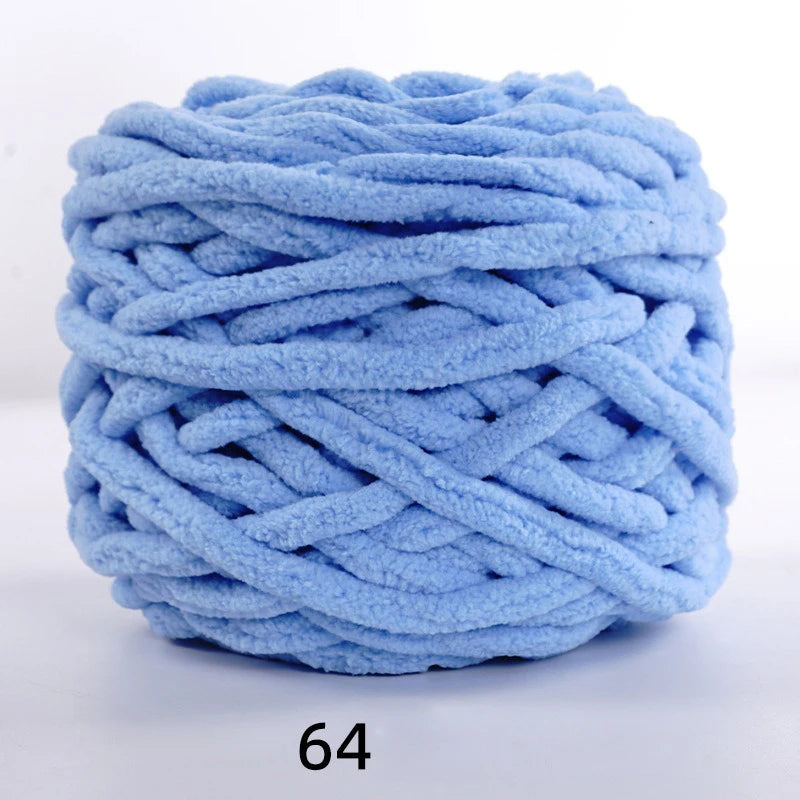 3 pelotes de laine Chenille 100gr x 3