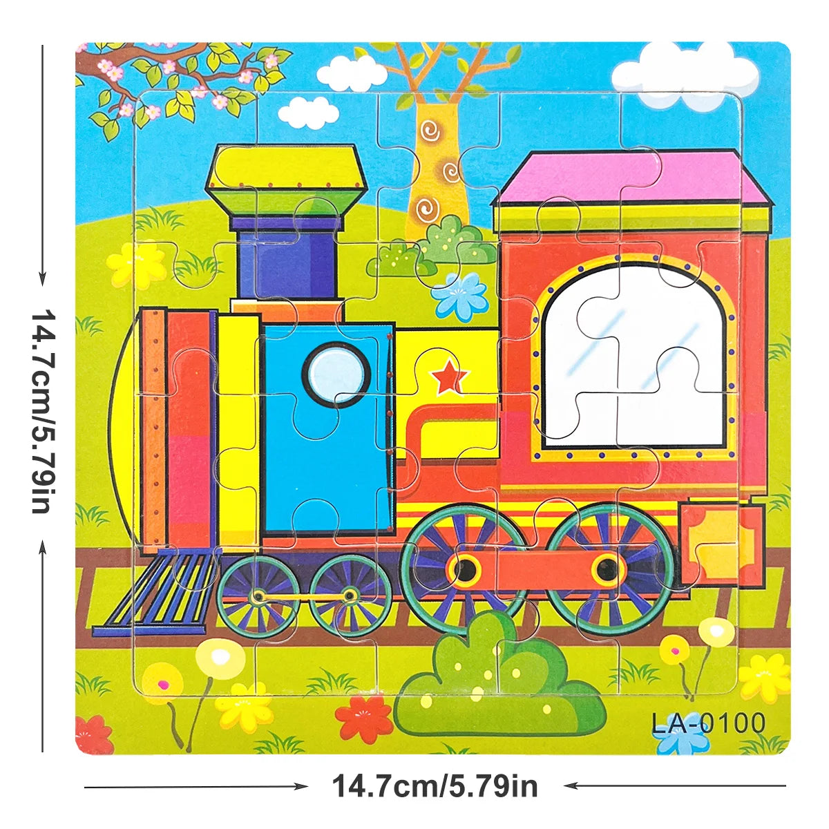 Puzzles en bois Pour enfant animaux ou moyens de transport