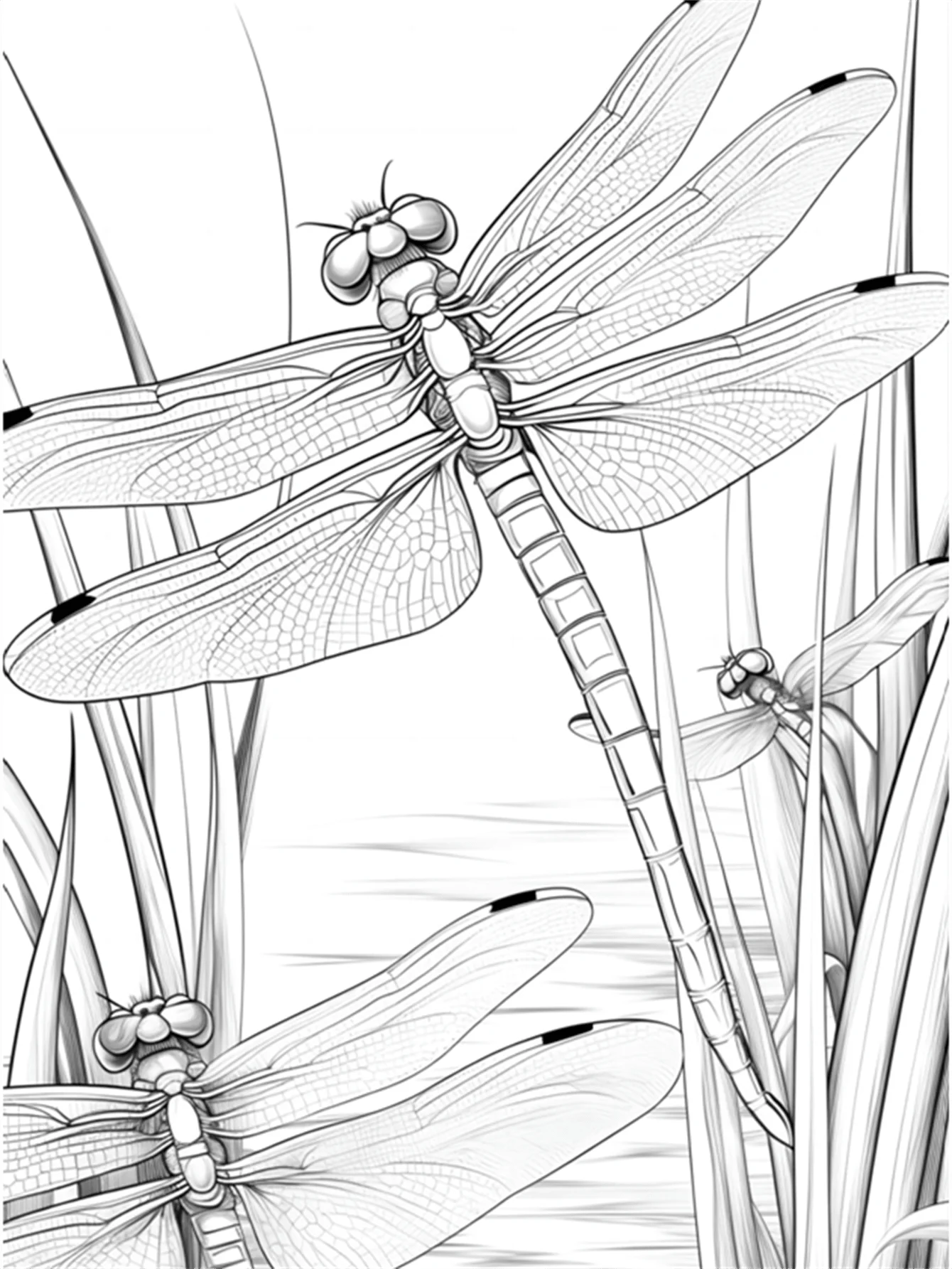 Dragonfly Anti-stress Coloring Book