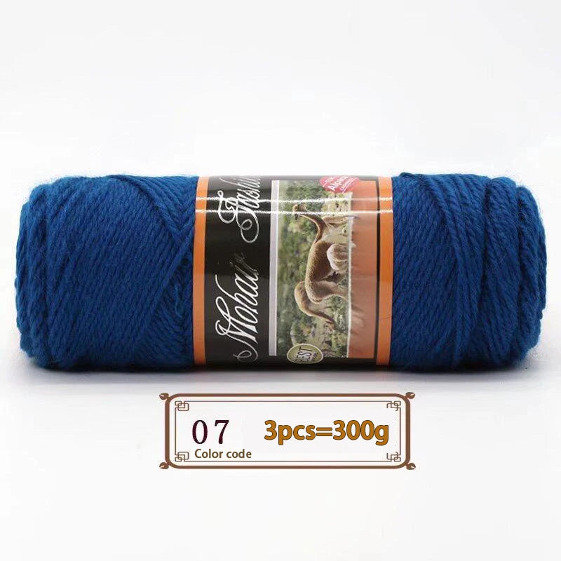 300gr de lana mohair diferentes colores