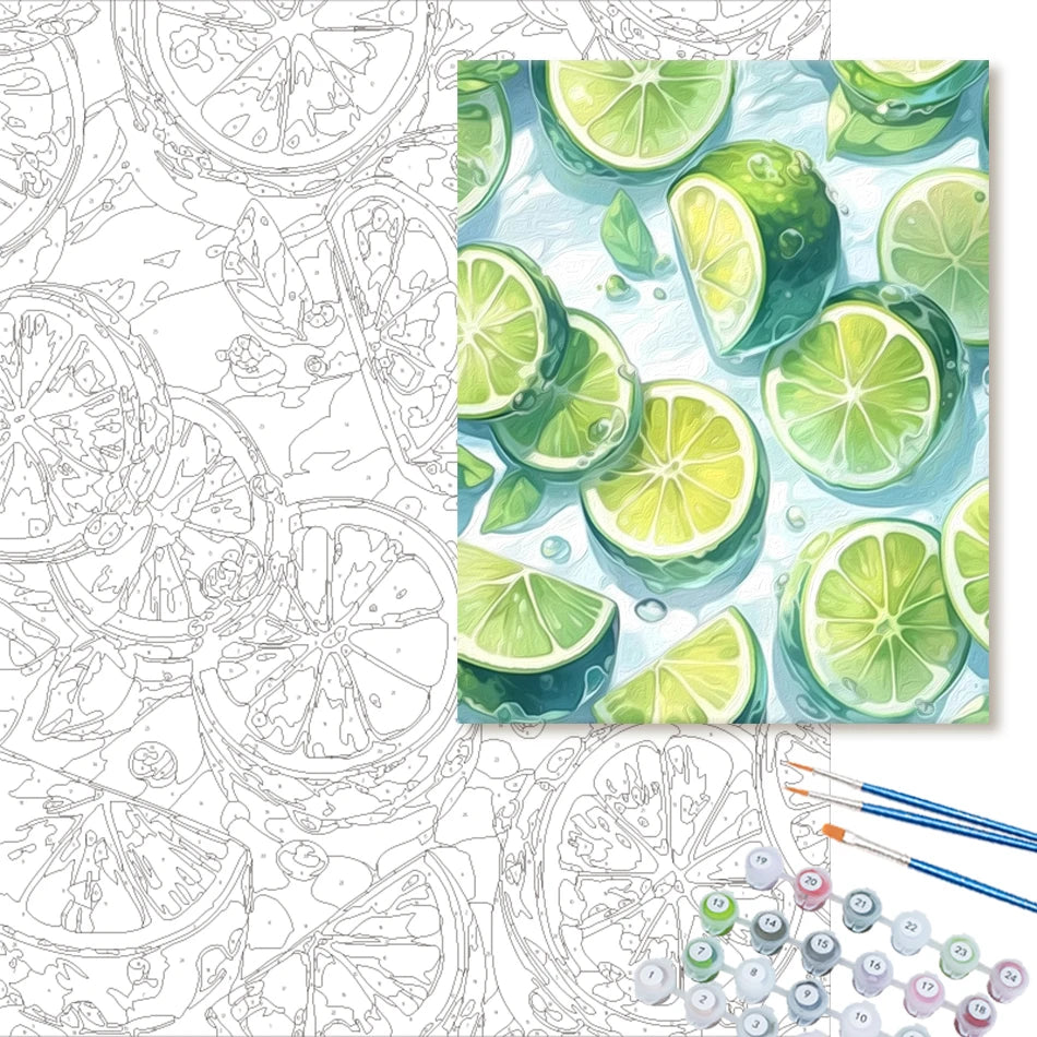 Paint by Numbers - DIY Lime