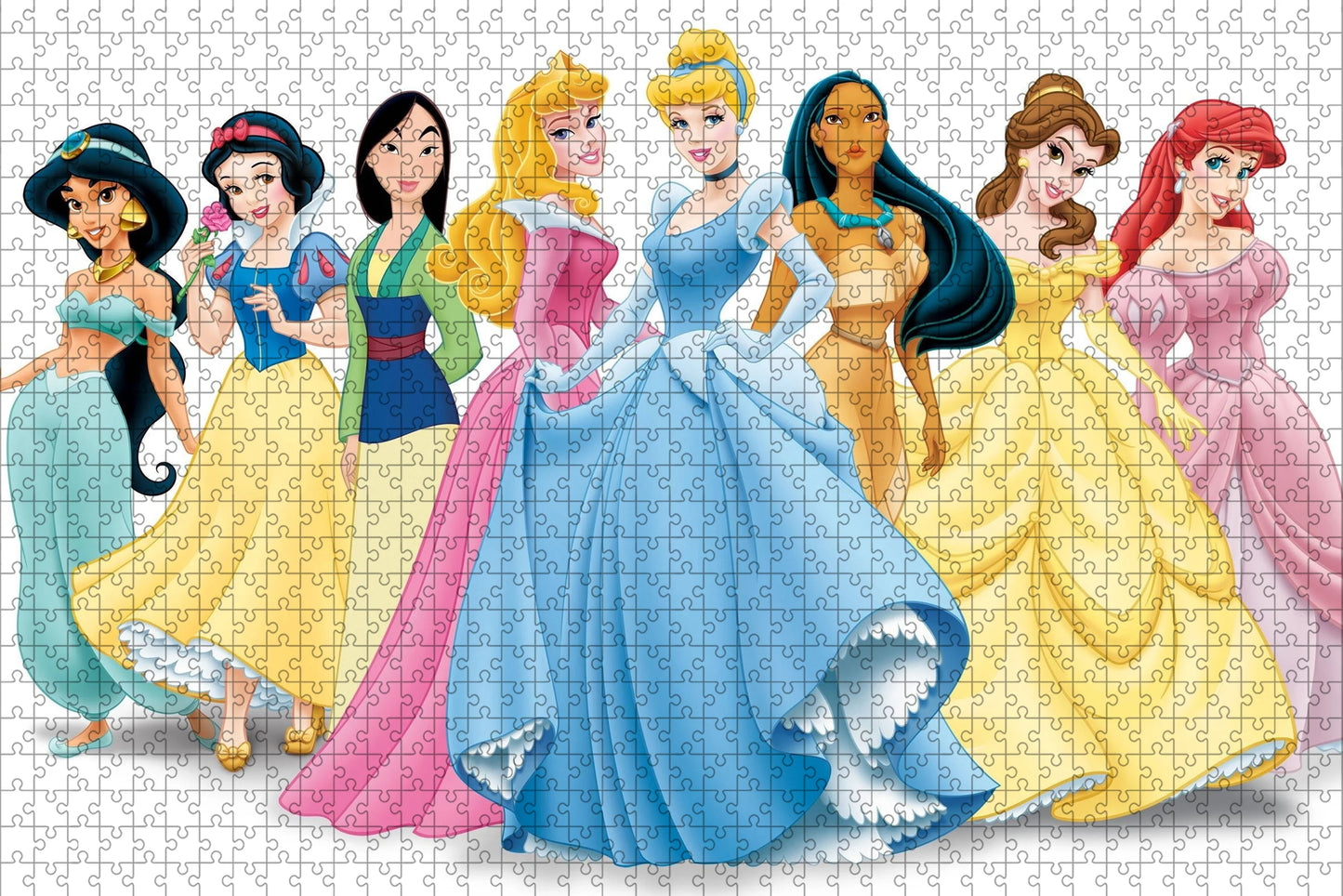 Rompecabezas de princesas Disney de 108/200/300/500/1000 piezas