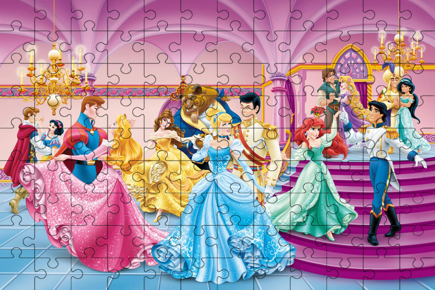 Puzzles princesses Disney 108/200/300/500/1000 pièces