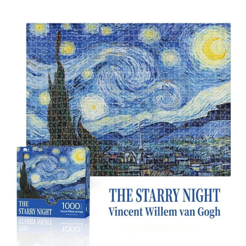 Rompecabezas de la noche estrellada de Van Gogh