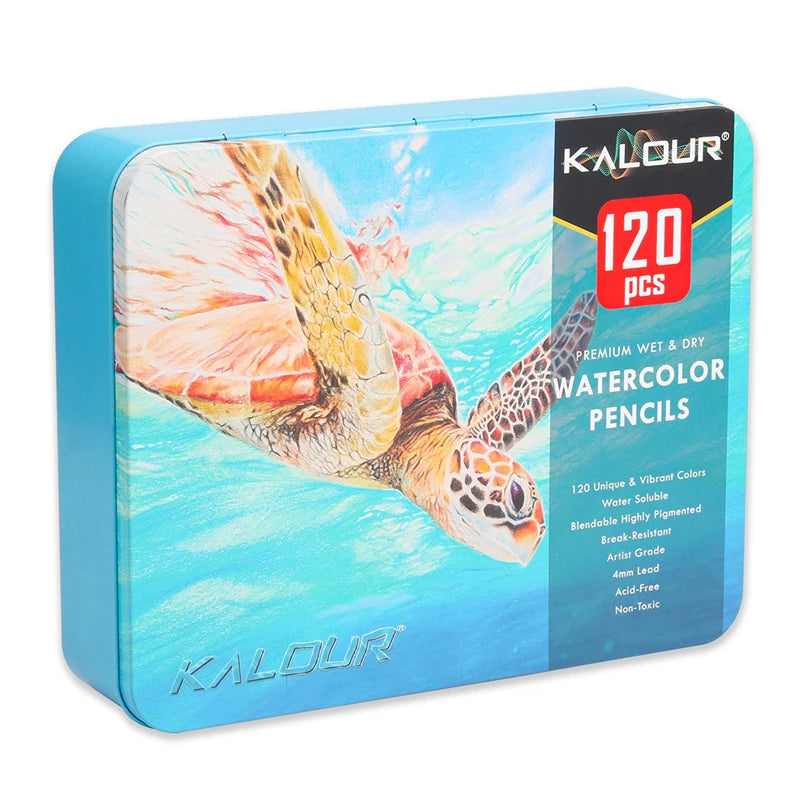 KALOUR 120/72 Premium Watercolor Pencils