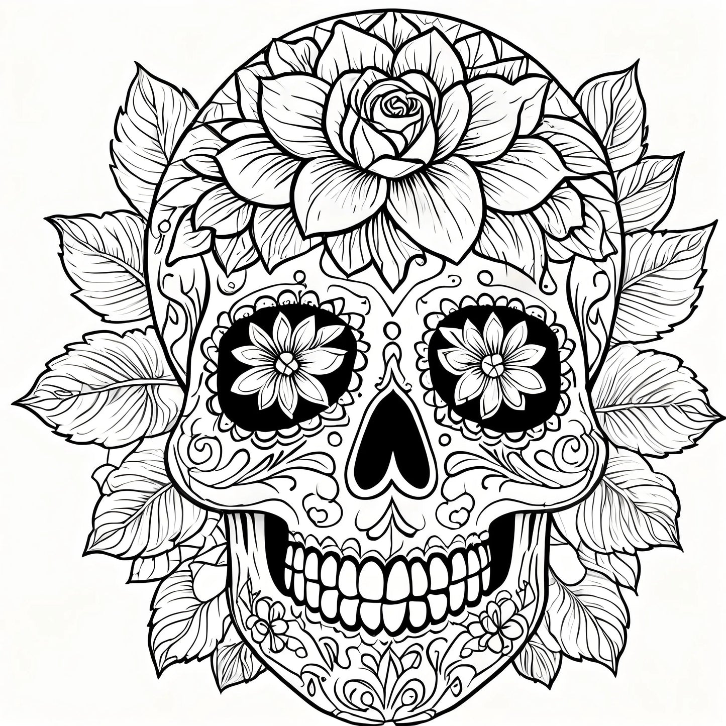 Livre de coloriage sur le thème de la nuit des morts