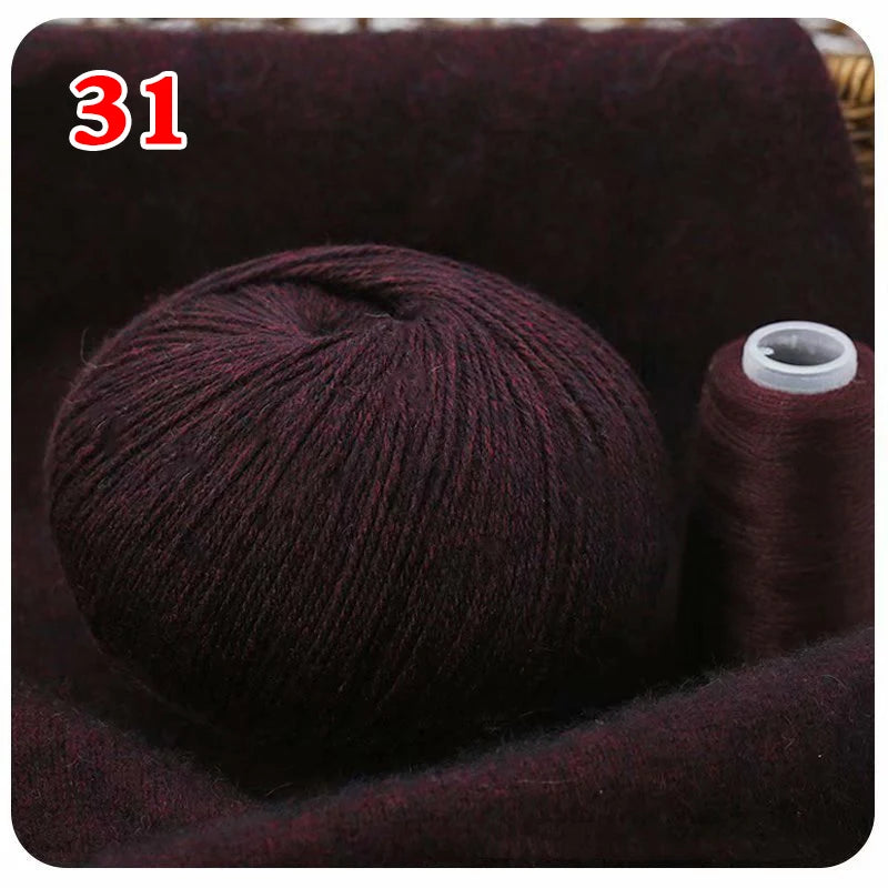 100% Mongolian cashmere wool ball 70gr Several colors available