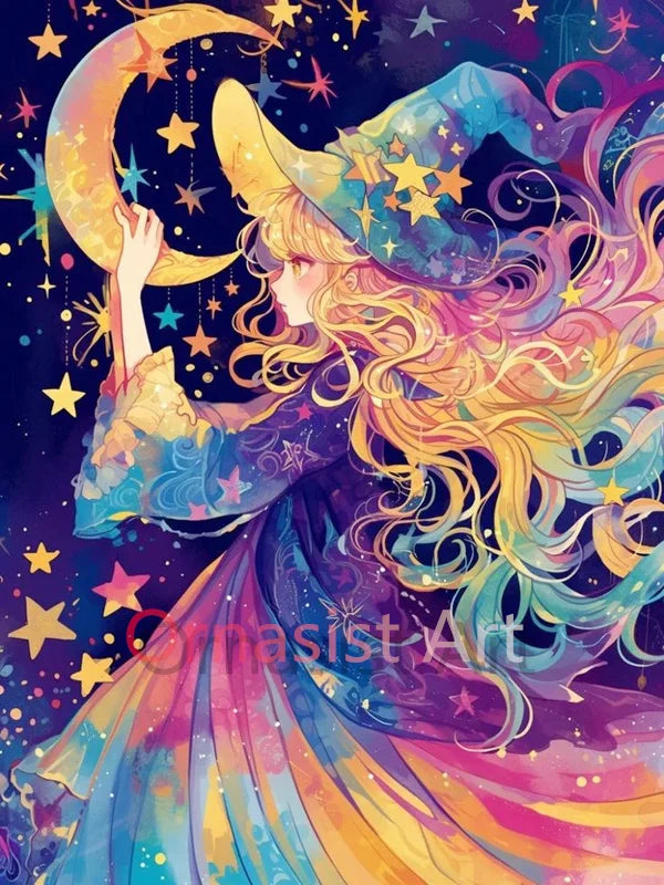 Peinture à diamants 5D fée anime
