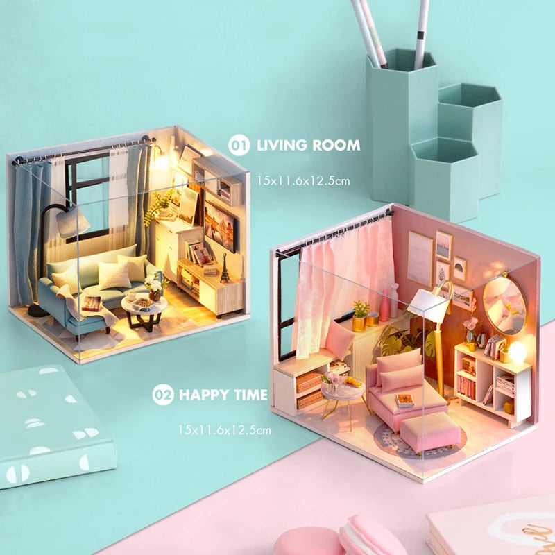 DIY Dollhouse Models Living Room