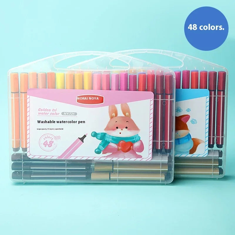 Set of washable felt-tip pens for children