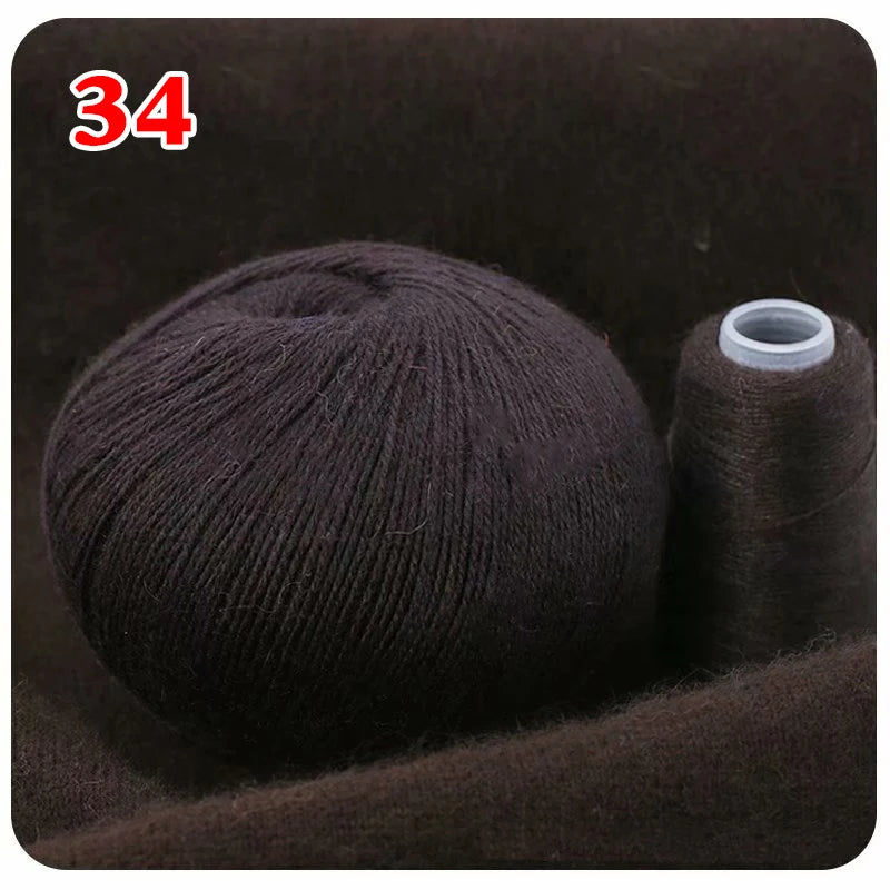 100% Mongolian cashmere wool ball 70gr Several colors available