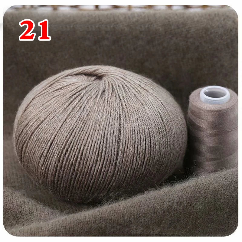 100% Mongolian cashmere wool ball 70gr Several colors available