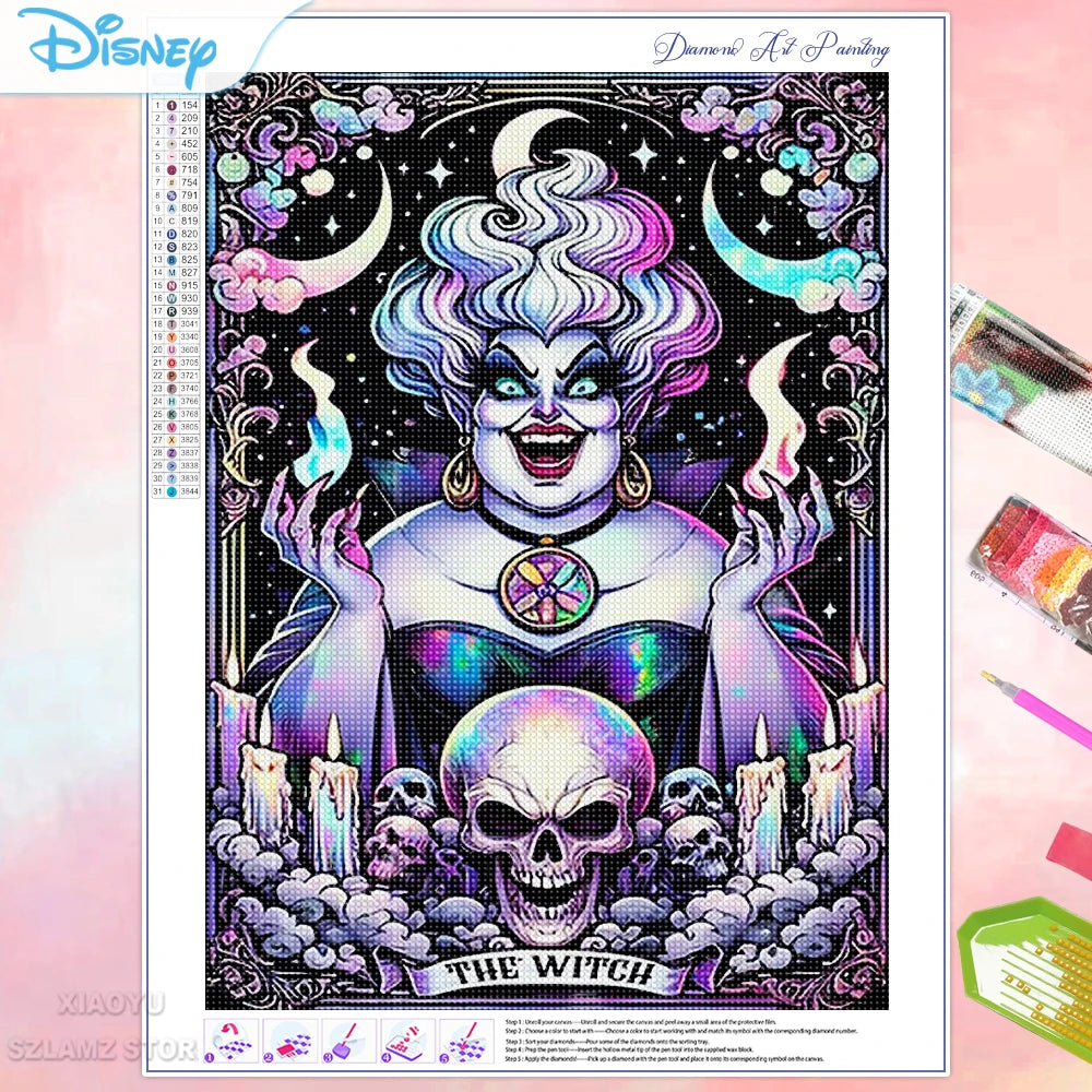 Peintures à diamants 5D Personnages Disney maléfiques