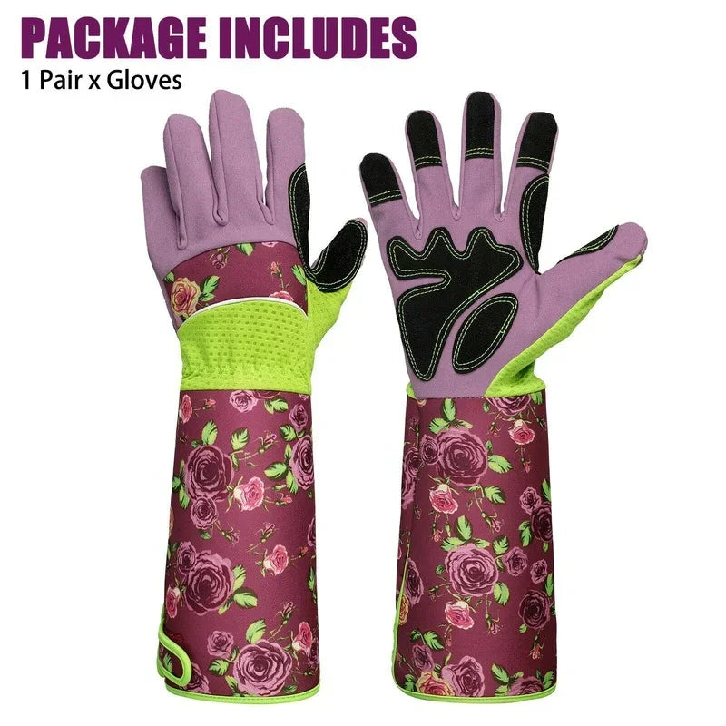 Gants longs résistants aux épines pour le jardinage, protection des mains, imperméable
