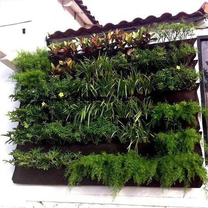 Sac de culture de plantes vertes, pochettes de grande taille, jardinière verticale de légumes de jardin, sacs de culture de fleurs, sac de jardinière de jardin