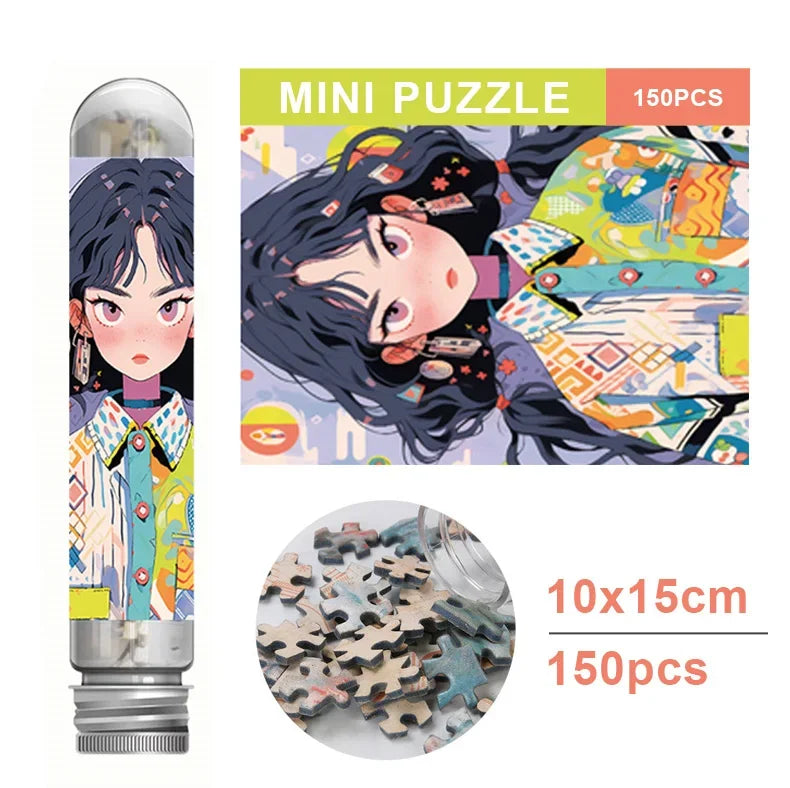 Mini Tube Punk Girl Puzzle