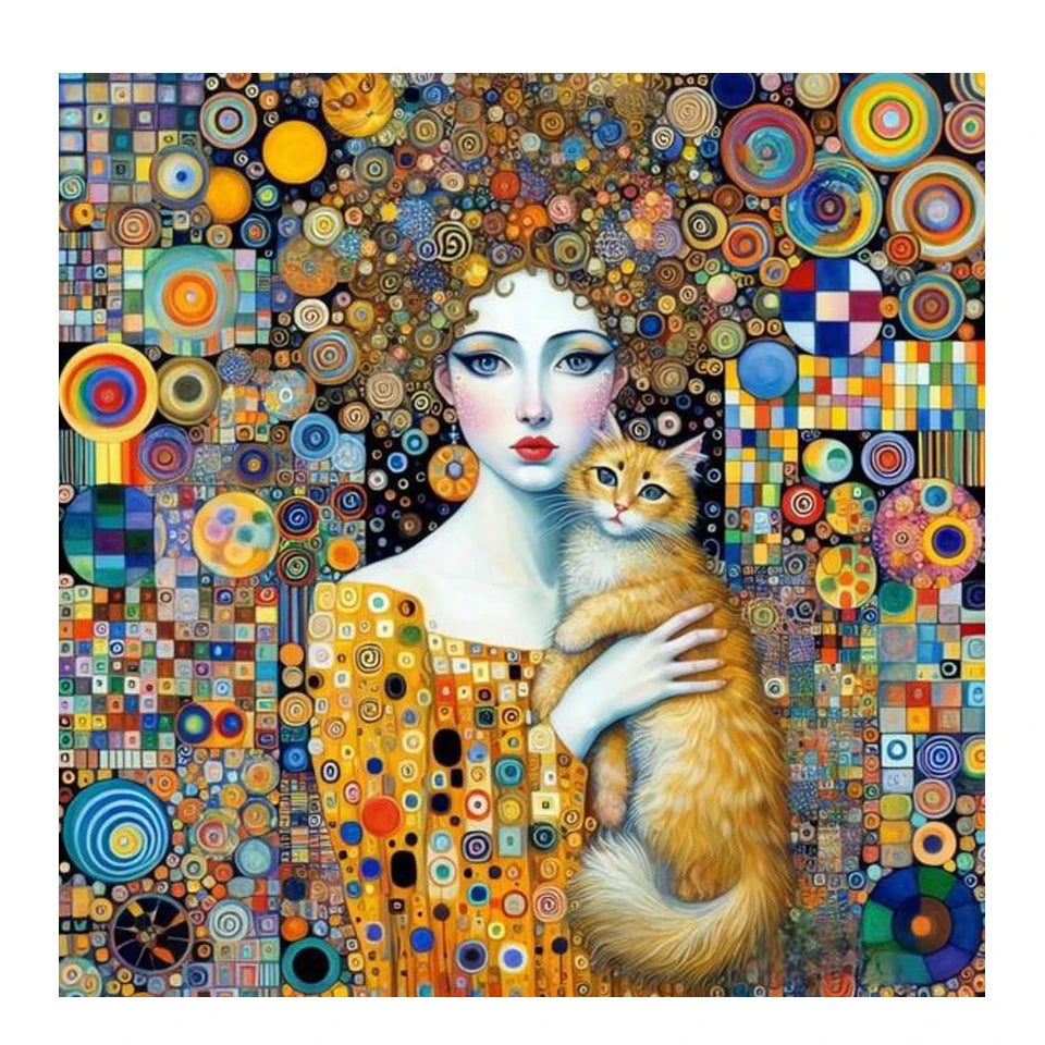 Peintures à diamants inspiration Klimt Le baiser et autres